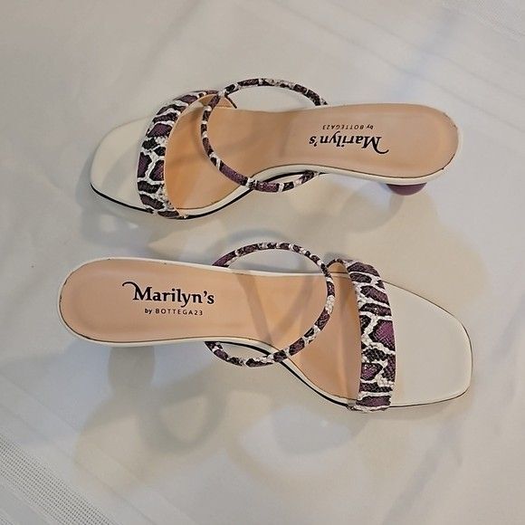 NWOT Marilyn's by Bottega 23 leather slide sandals size 39.5/US 9 - Picture 6 of 9